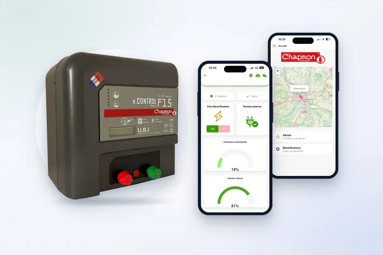 Électrificateur de clôture connecté