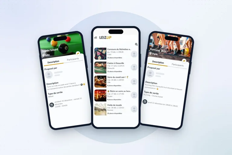 Leizup : MVP d’une plateforme de rencontres amicales
